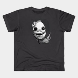 Who's There?  (Grayscale Version) Kids T-Shirt